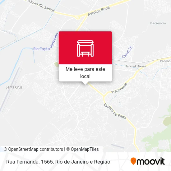 Rua Fernanda, 1565 mapa