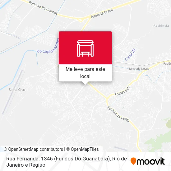 Rua Fernanda, 1346 (Fundos Do Guanabara) mapa