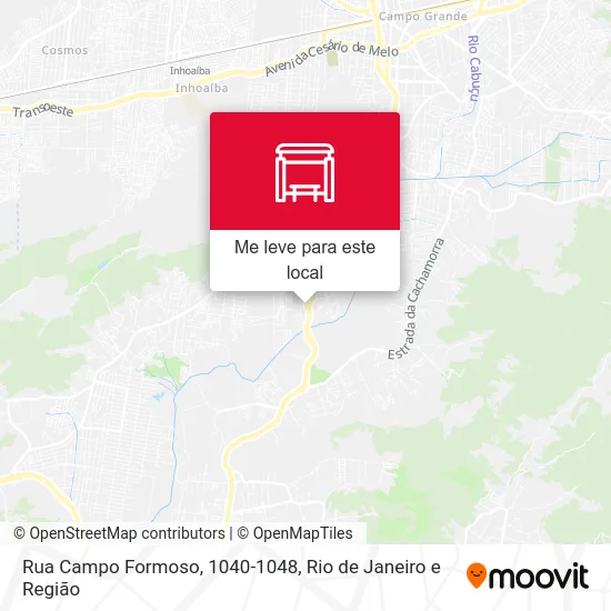 Rua Campo Formoso, 1040-1048 mapa
