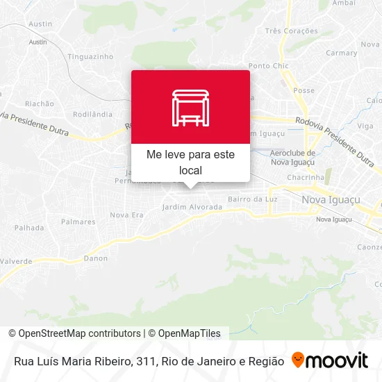 Rua Luís Maria Ribeiro, 311 mapa