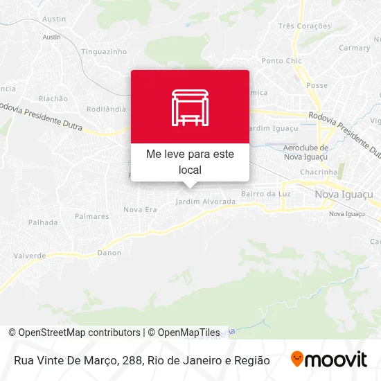 Rua Vinte De Março, 288 mapa