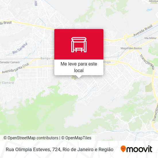 Rua Olímpia Esteves, 724 mapa