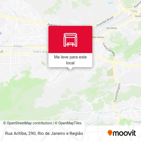 Rua Aritiba, 290 mapa