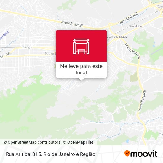 Rua Aritiba, 815 mapa