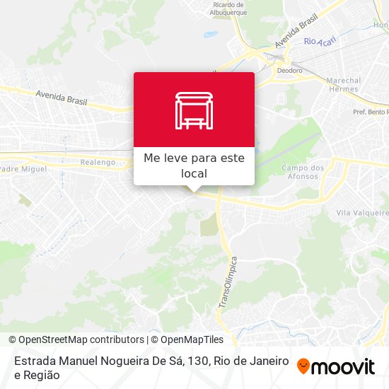 Estrada Manuel Nogueira De Sá, 130 mapa