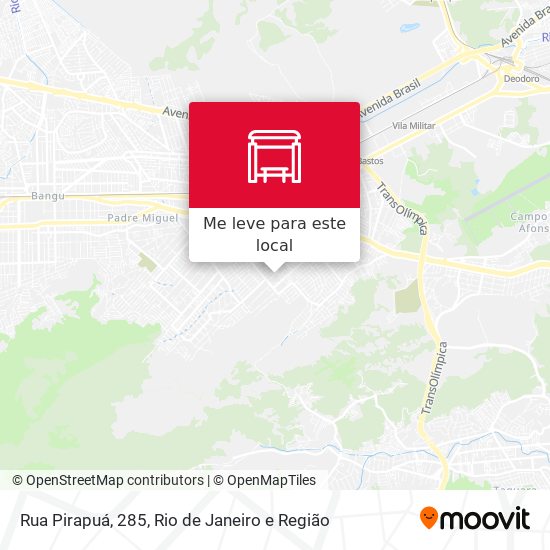 Rua Pirapuá, 285 mapa