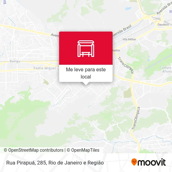 Rua Pirapuá, 285 mapa