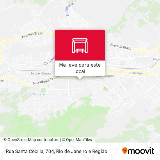 Rua Santa Cecília, 704 mapa
