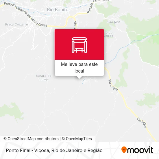 Ponto Final - Viçosa mapa