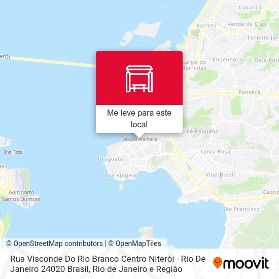 Rua Visconde Do Rio Branco Centro Niterói - Rio De Janeiro 24020 Brasil mapa
