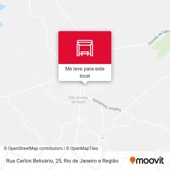 Rua Carlos Belisário, 25 mapa