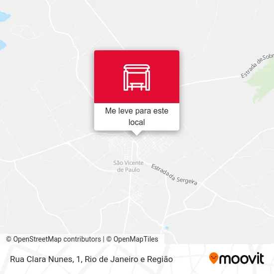 Rua Clara Nunes, 1 mapa