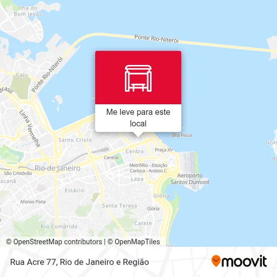 Rua Acre 77 mapa