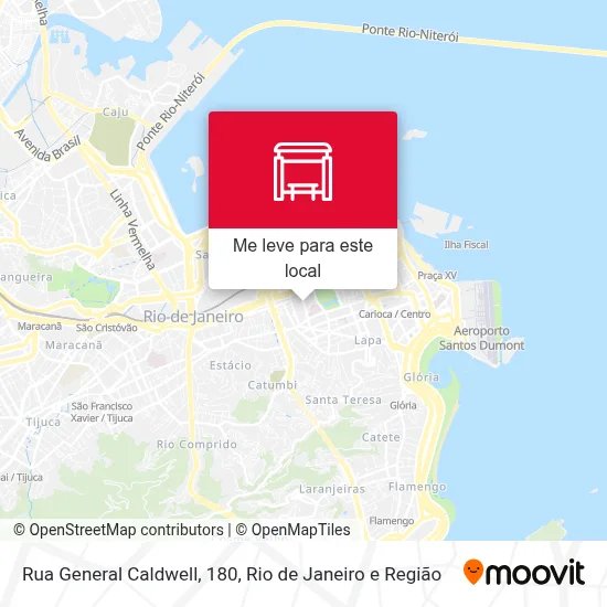 Rua General Caldwell, 180 mapa