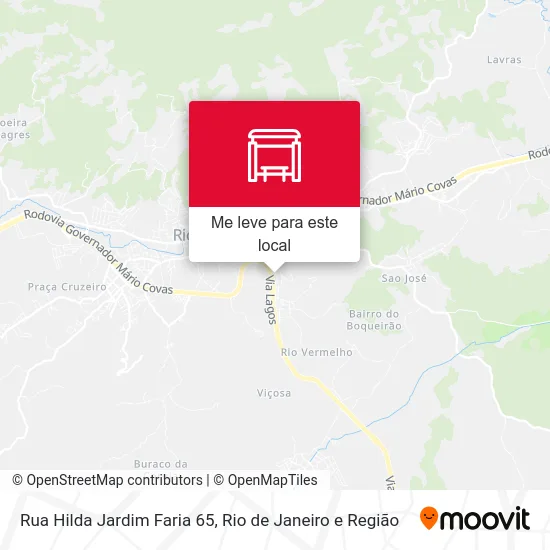 Rua Hilda Jardim Faria 65 mapa