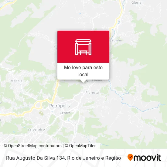 Rua Augusto Da Silva 134 mapa