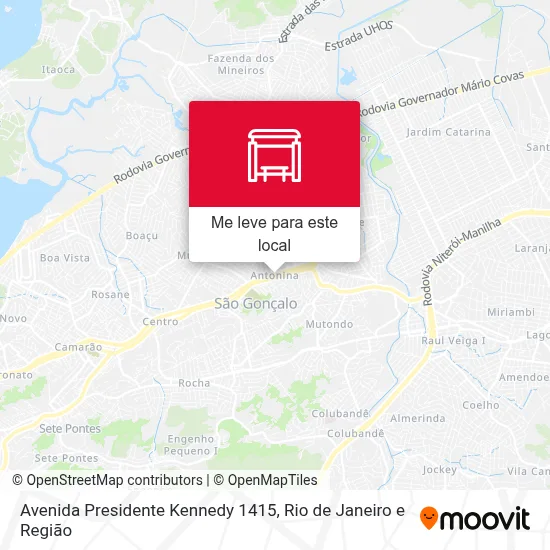 Avenida Presidente Kennedy 1415 mapa