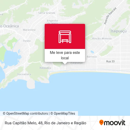 Rua Capitão Melo, 48 mapa