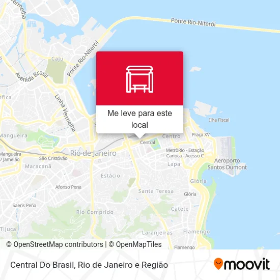 Central Do Brasil mapa