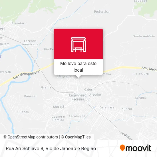 Rua Ari Schiavo 8 mapa