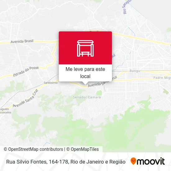 Rua Silvio Fontes, 164-178 mapa