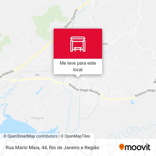 Rua Mario Maia, 44 mapa