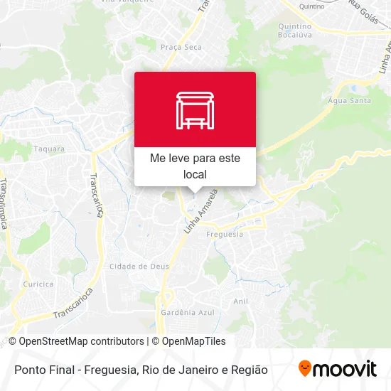 Ponto Final - Freguesia mapa