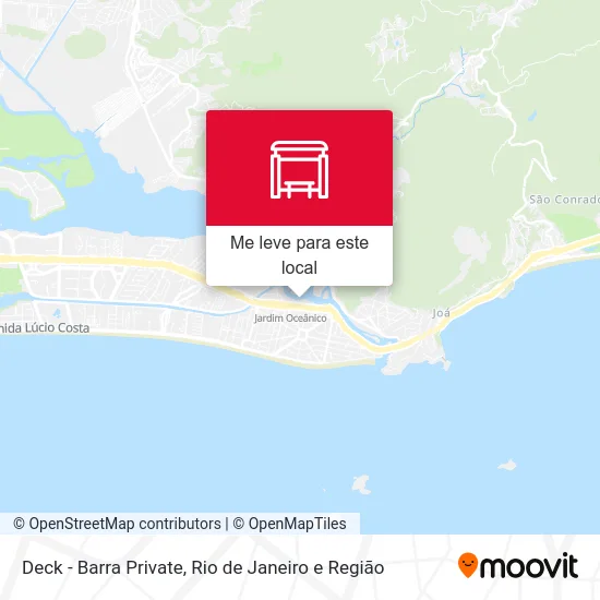 Deck - Barra Private mapa