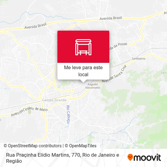 Rua Praçinha Elídio Martins, 770 mapa
