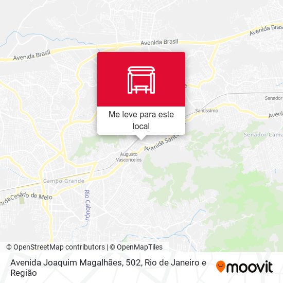 Avenida Joaquim Magalhães, 502 mapa
