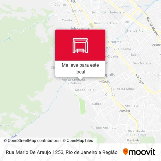 Rua Mario De Araújo 1253 mapa
