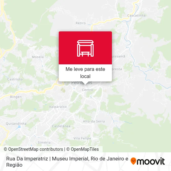 Rua Da Imperatriz | Museu Imperial mapa