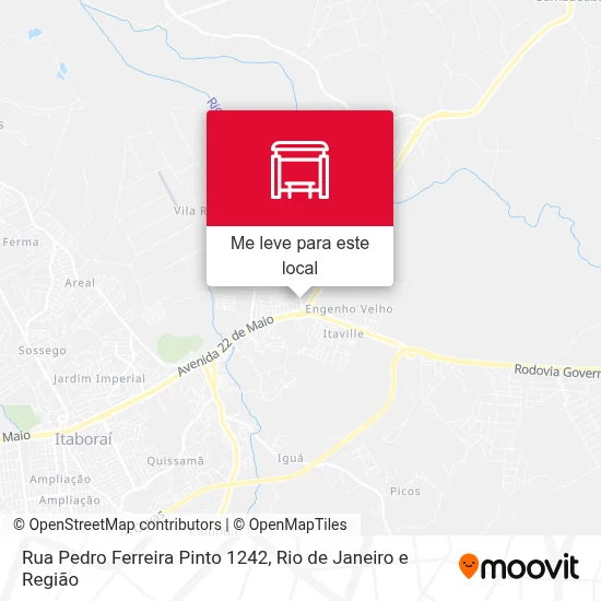 Rua Pedro Ferreira Pinto 1242 mapa