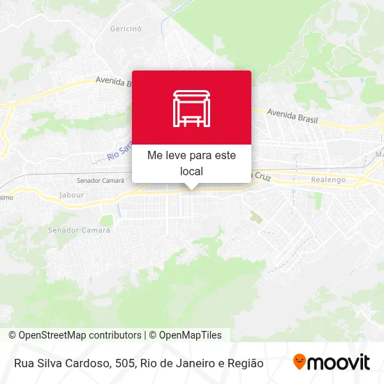 Rua Silva Cardoso, 505 mapa