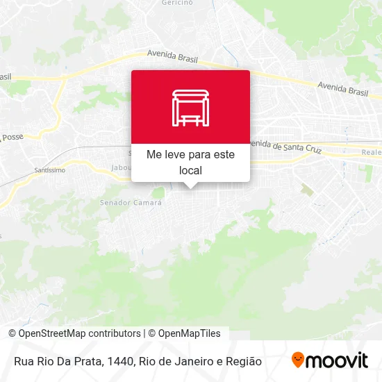 Rua Rio Da Prata, 1440 mapa