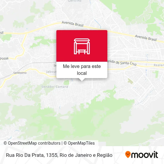 Rua Rio Da Prata, 1355 mapa