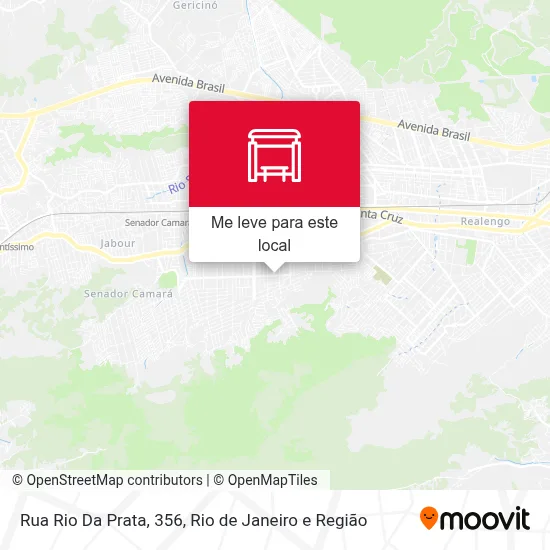 Rua Rio Da Prata, 356 mapa