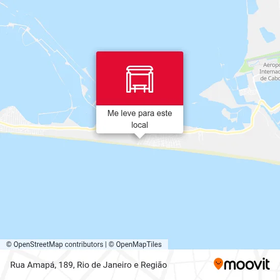 Rua Amapá, 189 mapa