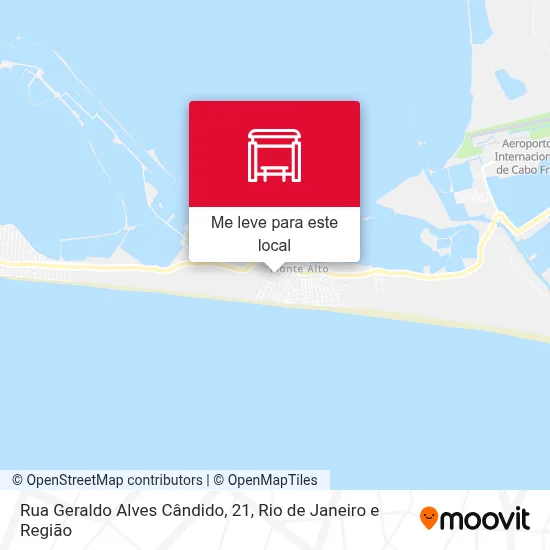 Rua Geraldo Alves Cândido, 21 mapa