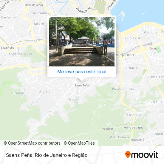 Saens Peña mapa
