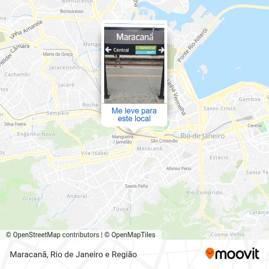 Maracanã mapa