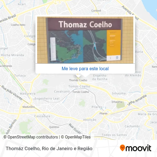 Thomáz Coelho mapa