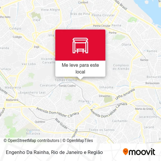 Engenho Da Rainha mapa