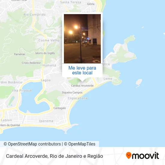 Cardeal Arcoverde mapa