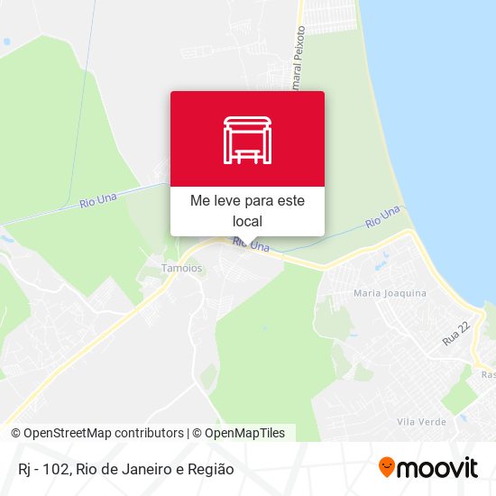 Rj - 102 mapa