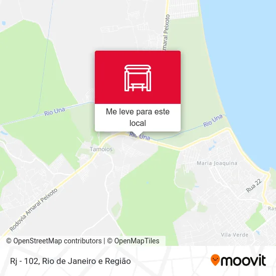 Rj - 102 mapa