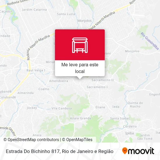 Estrada Do Bichinho 817 mapa