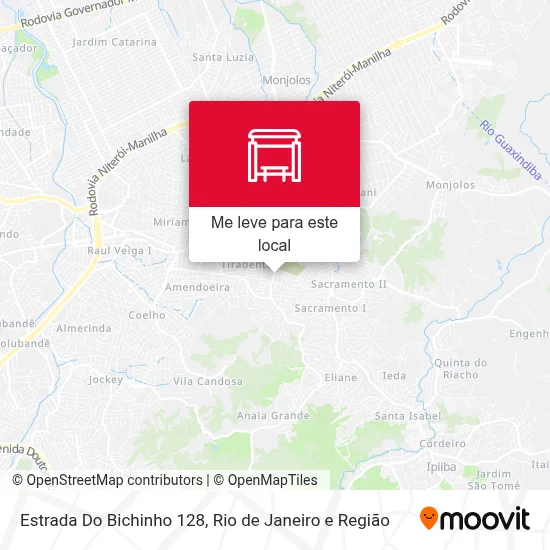 Estrada Do Bichinho 128 mapa