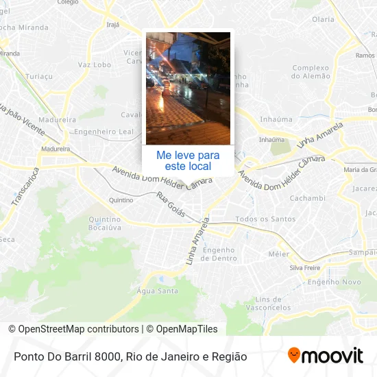 Ponto Do Barril 8000 mapa