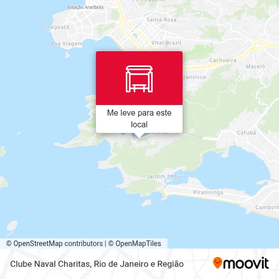 Clube Naval Charitas mapa
